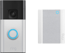 Ring Battery Video Doorbell Nikkel + Chime Slimme deurbel met abonnement