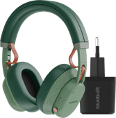 Fairbuds XL Groen + BlueBuilt Quick Charge Oplader met Usb A Over ear koptelefoon