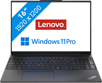 Lenovo ThinkPad E16 Gen 2 (Intel) - 21MA001TMH QWERTY Laptop voor thuisgebruik