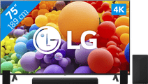 Coolblue LG 75UR78006LK + Soundbar aanbieding
