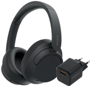 Sony WH-CH720N Zwart + BlueBuilt Quick Charge Oplader met Usb A Poort 18W Zwart Sony noise cancelling koptelefoon