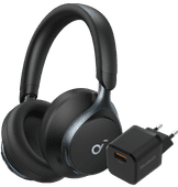 Soundcore Space One Black + BlueBuilt Quick Charge Charger with USB-A Port 18W Black headphones for at home