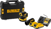 DeWalt DCW210NT-XJ 2.0Ah Battery (2x) Starter Kit Sander promotion