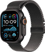 Coolblue Apple Watch Ultra 2 4G 49mm Zwart Milanese Band L aanbieding
