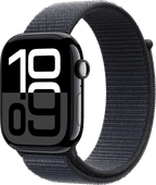 Coolblue Apple Watch Series 10 46mm Zwart Sport Loop aanbieding