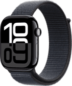 Apple Watch Series 10 46mm Zwart Sport Loop Product in onze winkel in Breda