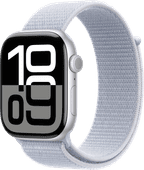 Coolblue Apple Watch Series 10 4G 46mm Zilver Sport Loop aanbieding