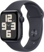 Coolblue Apple Watch SE 2024 40mm Midnight Sportband S/M aanbieding