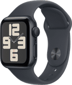 Apple Watch SE 2024 40mm Midnight Sportband S/M Apple Watch en Airpods