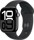 Apple Watch Series 10 42mm Zwart Sportband S/M Smartwatch voor iOS