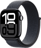 Coolblue Apple Watch Series 10 42mm Zwart Sport Loop aanbieding