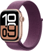 Coolblue Apple Watch Series 10 42mm Roségoud Sport Loop aanbieding