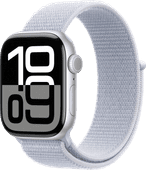 Coolblue Apple Watch Series 10 42mm Zilver Sport Loop aanbieding