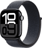 Coolblue Apple Watch Series 10 4G 42mm Zwart Sport Loop aanbieding