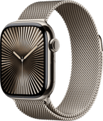 Apple Watch Series 10 4G 42mm Titanium Silver Milanese Watch Strap Apple Watch Series 10