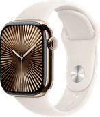 Apple Watch Series 10 4G 42mm Titanium Gold Sport Band M/L Apple Watch and AirPods