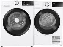 Wisberg WBWM1A4W9NB HygienicSteam + Wisberg WBDR1BW9NB SwiftDry Wisberg wasmachine en droger set