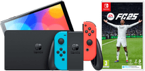 Nintendo Switch OLED Blauw Rood + EA Sports FC 25 Nintendo Switch OLED