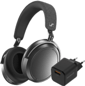 Sennheiser Momentum 4 Wireless Gray + BlueBuilt Quick Charge Charger with USB-A Port 18W headphones in our store