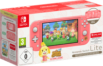 Nintendo Switch Lite Koraal + Animal Crossing + 12 maanden Nintendo Switch Online Alles van Nintendo