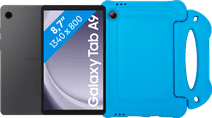 Coolblue Samsung Galaxy Tab A9 8.7 inch 128GB Wifi en 4G Grijs + BlueBuilt Kids Cover Blauw aanbieding