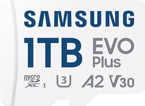 Samsung EVO Plus 1TB microSDXC + SD Adapter Geheugenkaart