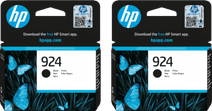 HP 924 Cartridge Black Duo Pack HP ink cartridge