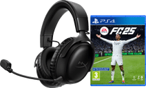 HyperX Cloud III Wireless Zwart + EA Sports FC 25 PS4 HyperX gaming headset