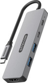 Sitecom 5 in 1 USB-C PD Multiport Adapter USB hub