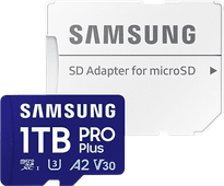 Samsung MicroSDXC PRO Plus 1TB 180MB/s Samsung geheugenkaart