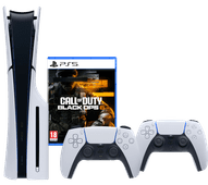 PlayStation 5 Slim Disc Edition + Call of Duty: Black Ops 6 + Extra Controller Wit PlayStation 5 Pro of Slim