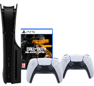 PlayStation 5 Slim Disc Edition + Black Ops 6 + Covers Zwart + Extra Controller Wit PlayStation 5 Pro of Slim