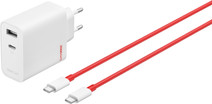 OnePlus SuperVOOC Oplader 80W met 2 Poorten + Usb C kabel Samsung S24 oplader