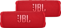 JBL Flip 6 Rood 2-pack Bluetooth speaker voor onderweg