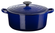 Le Creuset Signature Braadpan 24 cm Indigo Le Creuset braadpan