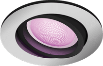 Philips Hue Centura inbouwspot White and Color - rond - Aluminium Philips Hue smart lamp inclusief armatuur