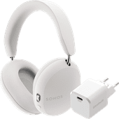 Sonos Ace Wit + BlueBuilt Power Delivery Oplader met Usb C Poort 20W Wit Over ear koptelefoon