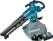 Makita DUB187Z 18v 5,0 Ah Accu Starterspakket Accu bladzuiger