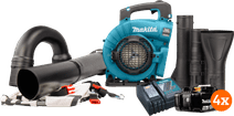 Makita DUB363ZV 18v 5,0 Ah Accu (4x) Starterspakket Bladzuiger