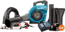 Makita DUB363ZV 18v 5,0 Ah Accu (4x) Starterspakket Accu bladzuiger