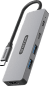 Sitecom 5 in 1 USB-C PD Multiport Adapter Usb C Hub