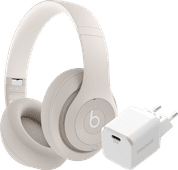 Beats Studio Pro Cream + BlueBuilt Power Delivery Charger with USB-C Port 20W White Beats headphones