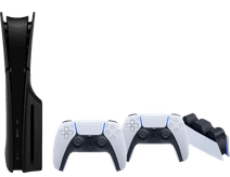 PlayStation 5 Slim Disc Edition + Covers Zwart + Extra Controller Wit + Oplaadstation De winkelvoorraad in onze winkel in Leeuwarden
