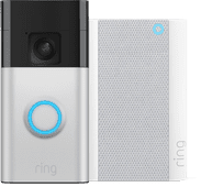 Coolblue Ring Battery Video Doorbell Nikkel + Chime Pro aanbieding