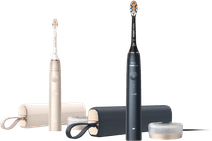 Philips Sonicare Prestige 9900 Blauw en Crème Duo Pack Elektrische tandenborstel met reisetui oplader