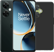 OnePlus Nord CE3 Lite 128GB Grijs 5G + BlueBuilt Back Cover Zwart Smartphone bundel