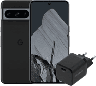 Google Pixel 8 Pro 128GB Zwart 5G + BlueBuilt Oplader met Usb C Poort 30W Zwart Smartphone van groot formaat