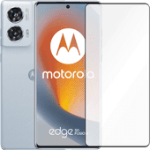 Motorola Edge 50 Fusion 256GB Lichtblauw 5G + Just in Case Tempered Glass Screenprotector Motorola smartphone