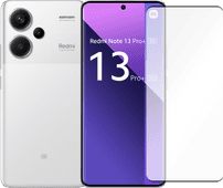 Redmi Note 13 Pro+ 256GB Wit 5G + Just in Case Tempered Glass Screenprotector Smartphone van groot formaat