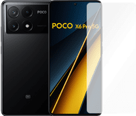 POCO X6 Pro 512GB Zwart 5G + Just in Case Tempered Glass Screenprotector Smartphone van groot formaat